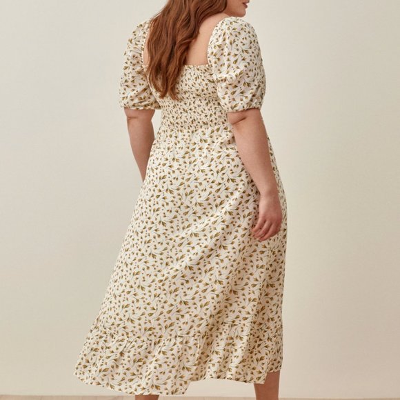 Reformation Meadow Dress - floral print - Extended Size - 2x - Picture 4 of 7